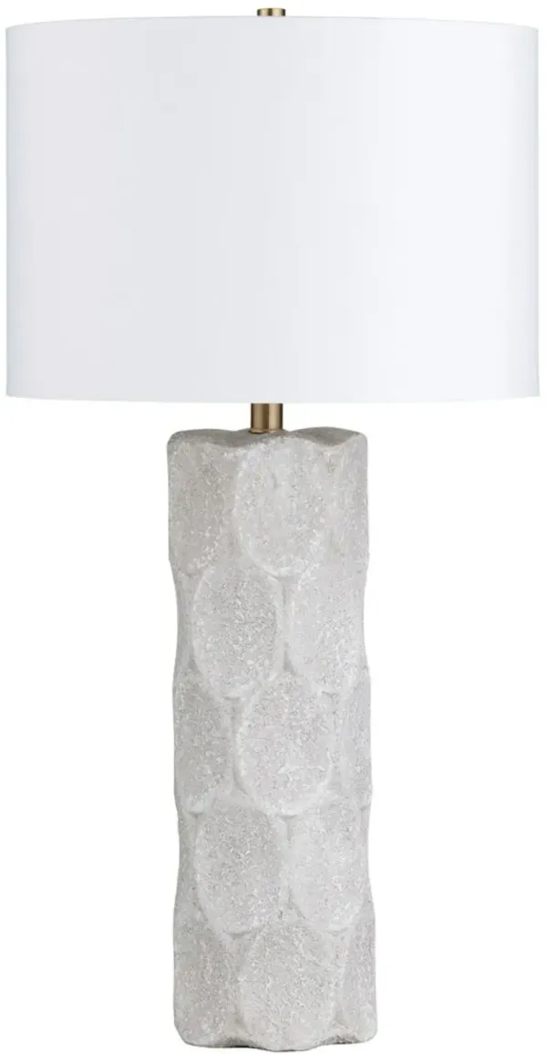 Crestview Collection Ansley White Table Lamp