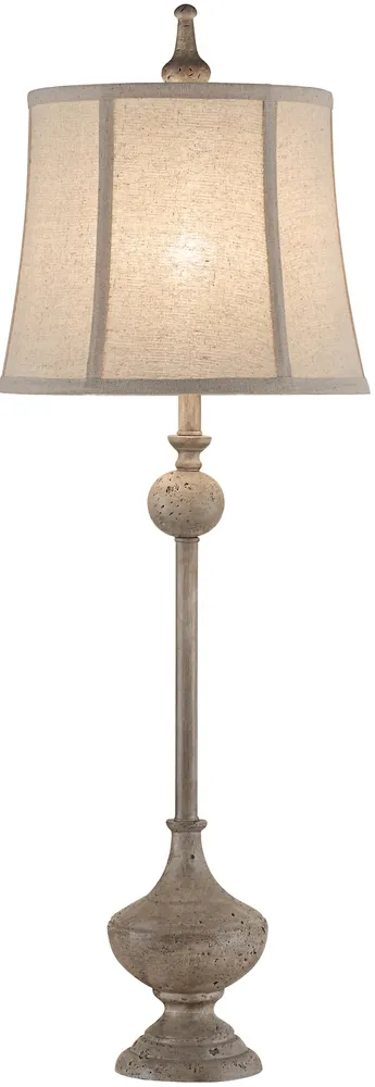 Crestview Collection Cara Beige/Gray Buffet Lamp