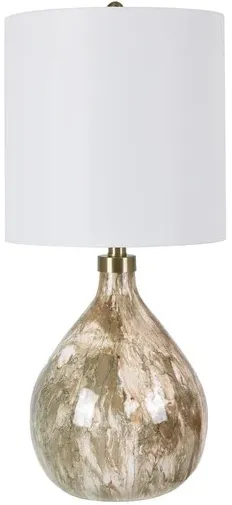 Crestview Collection Russo Beige/Brown Table Lamp