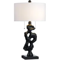 Crestview Collection Pryor Pewter Table Lamp
