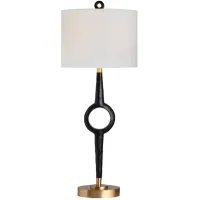 Crestview Collection Creed Gold/Matte Black Table Lamp