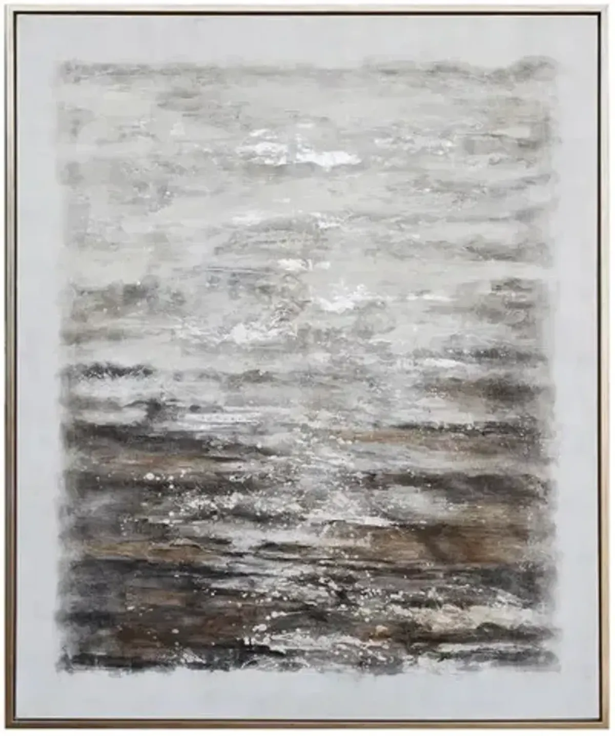 Crestview Collection Harding Black/Light Gray Wall Art