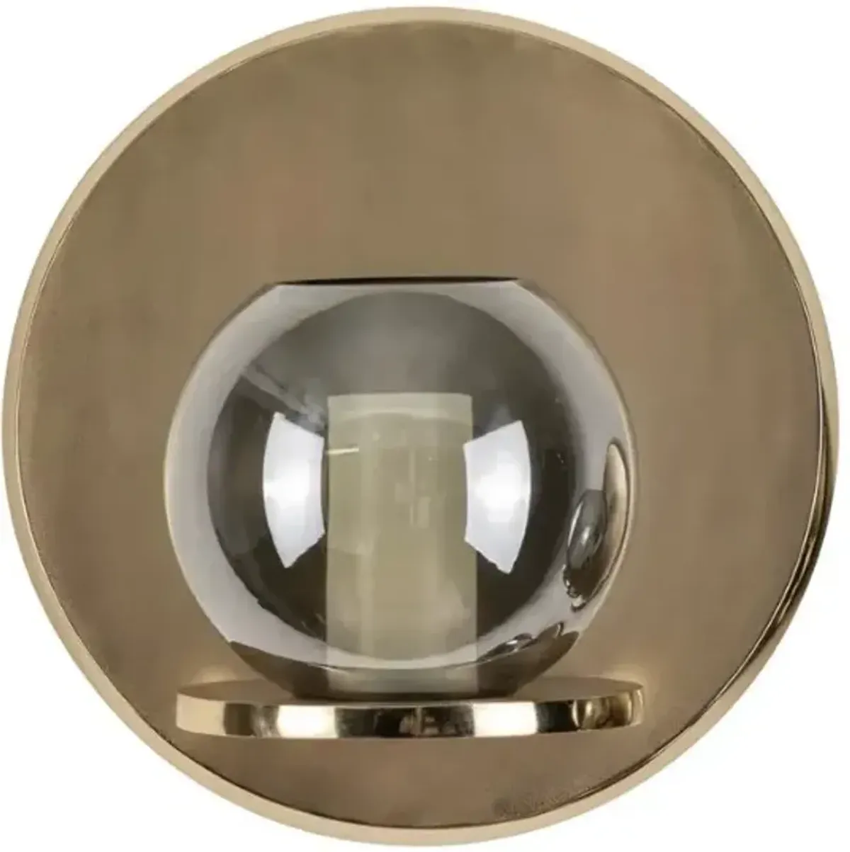 Crestview Collection Blaire Brass Large Candleholder