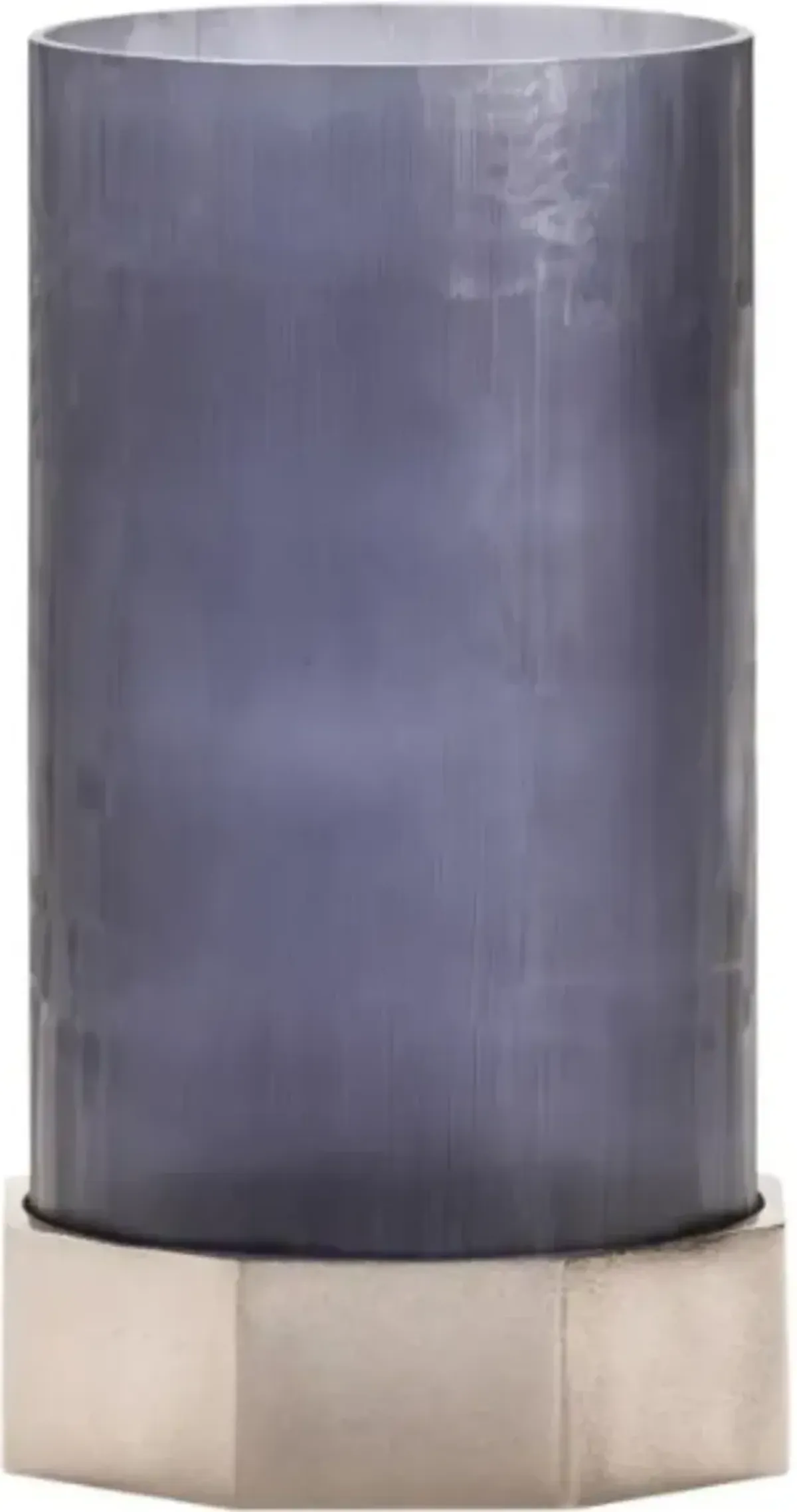 Crestview Collection O'hare Blue Candleholder