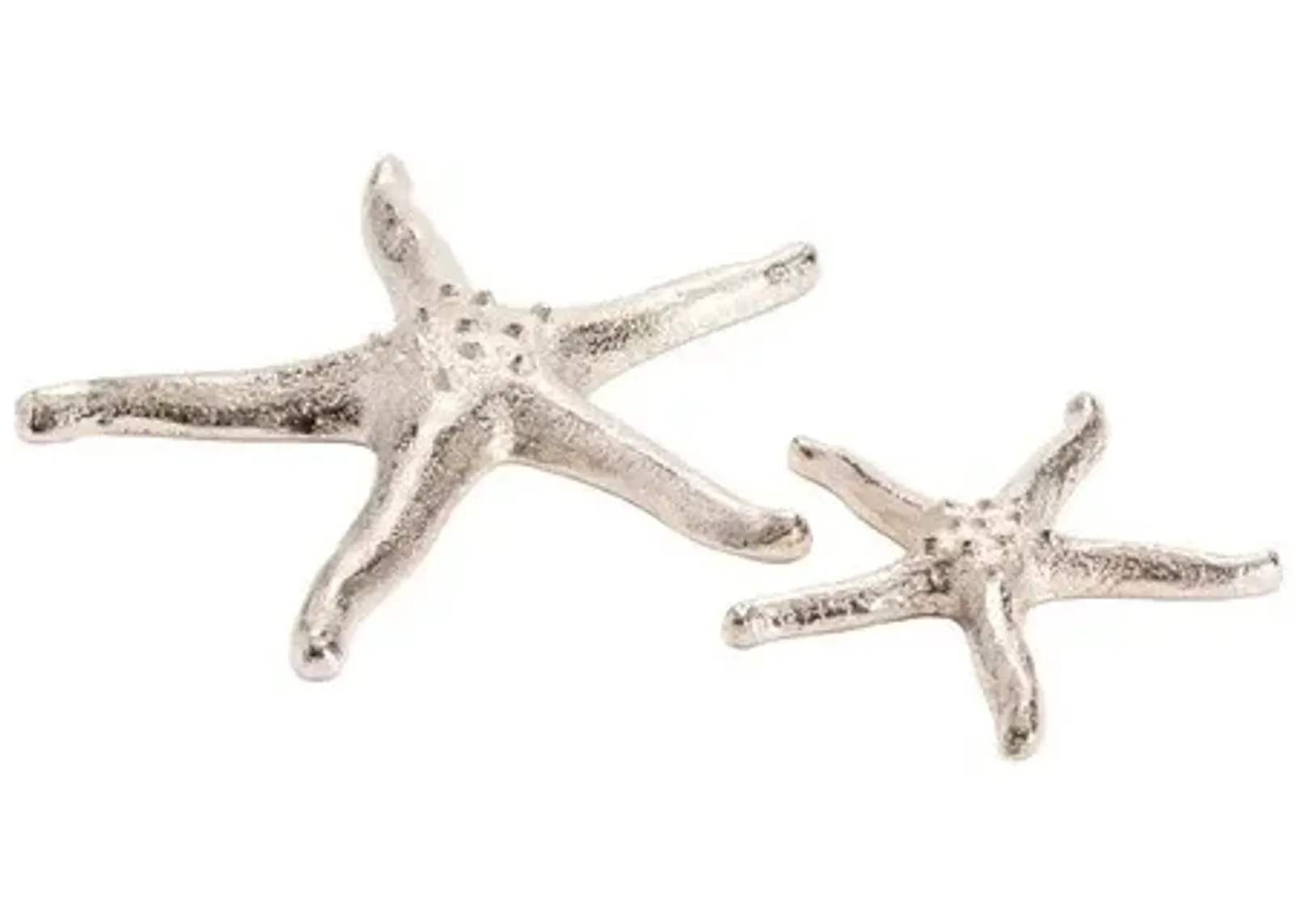 Crestview Collection 2-Piece Silver Starfish Set