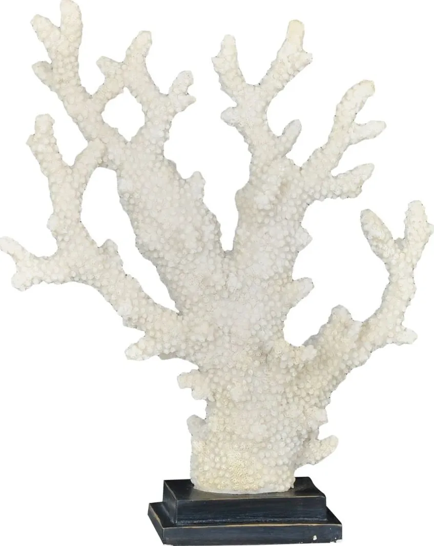 Crestview Collection Natural White Coral Statue