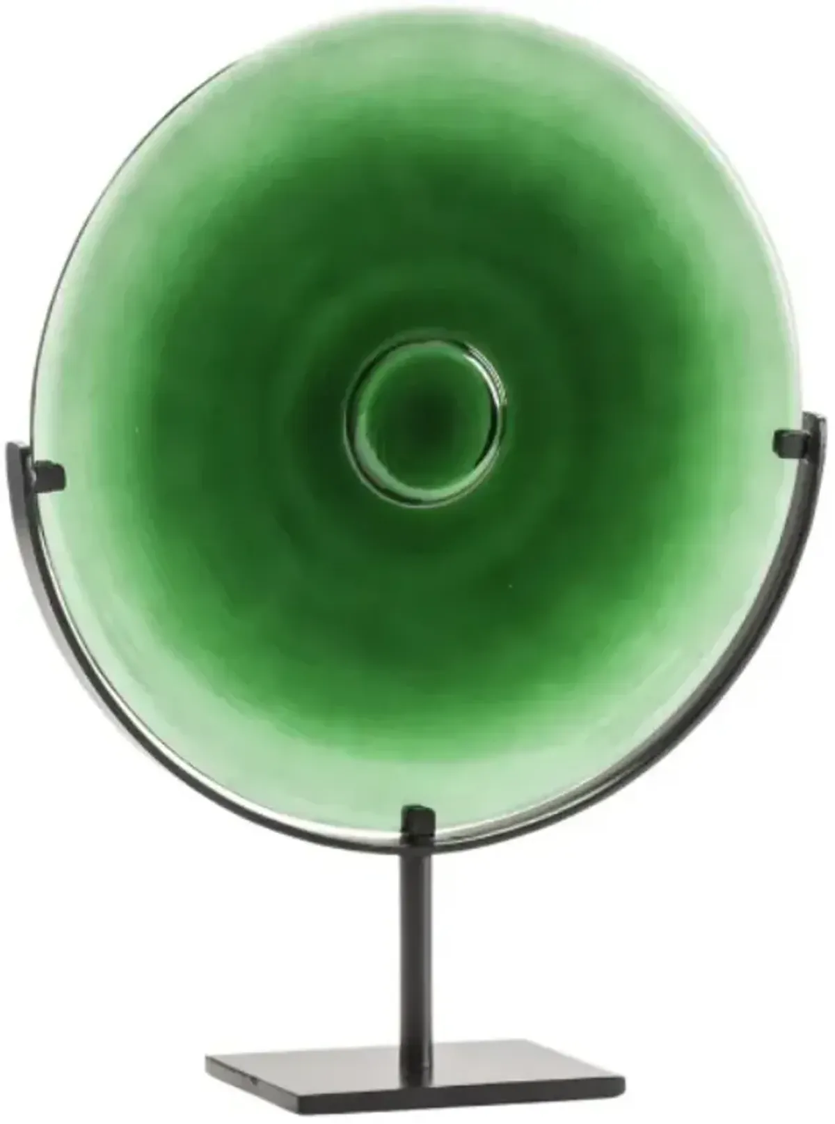 Crestview Collection Miramar Green Disc with Stand