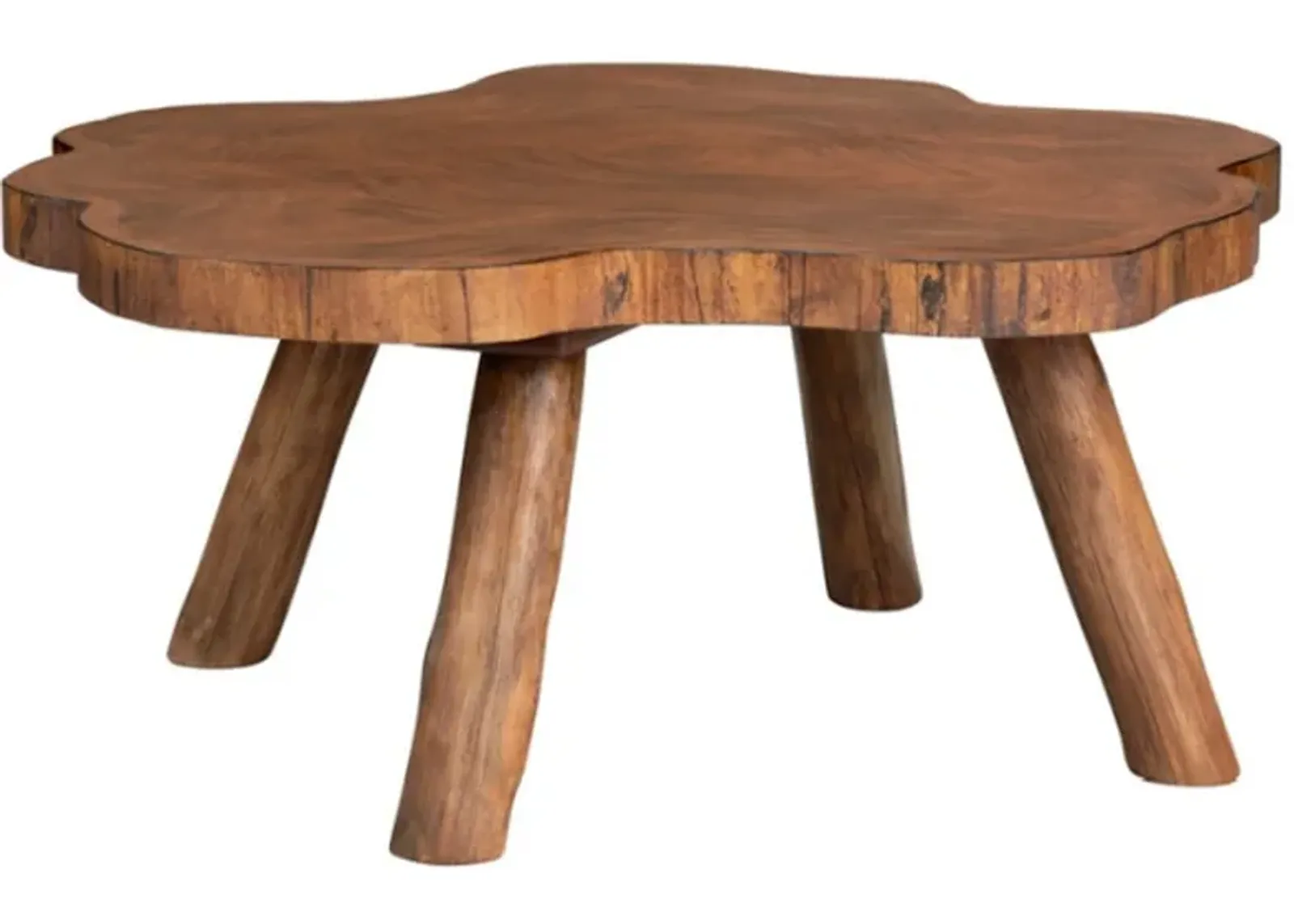 Crestview Collection Woodland Brown Cocktail Table