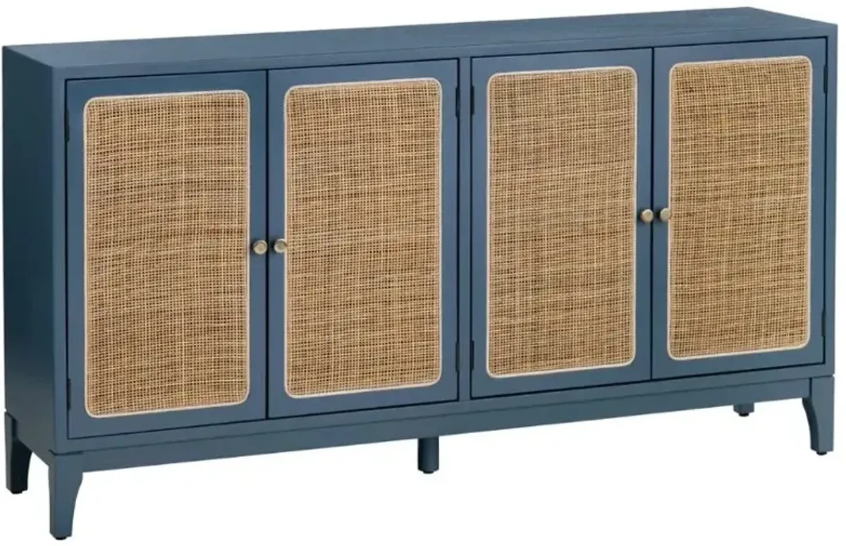 Crestview Collection Shoreside Blue Sideboard