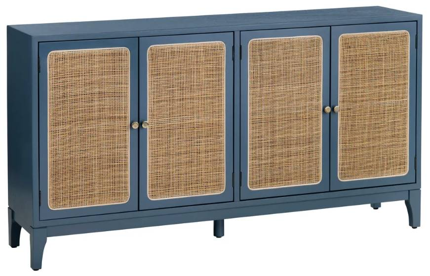 Crestview Collection Shoreside Blue Sideboard