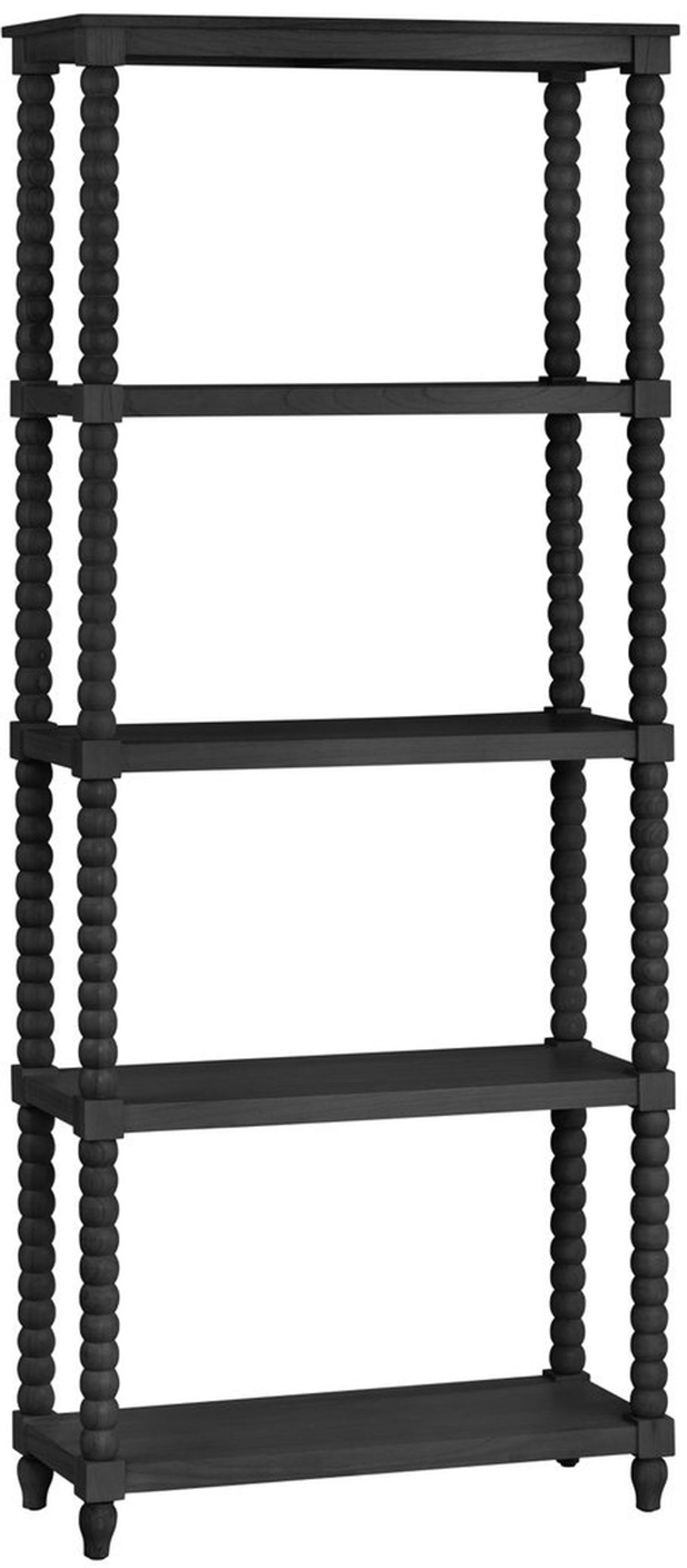 Crestview Collection Meridian Black Etagere