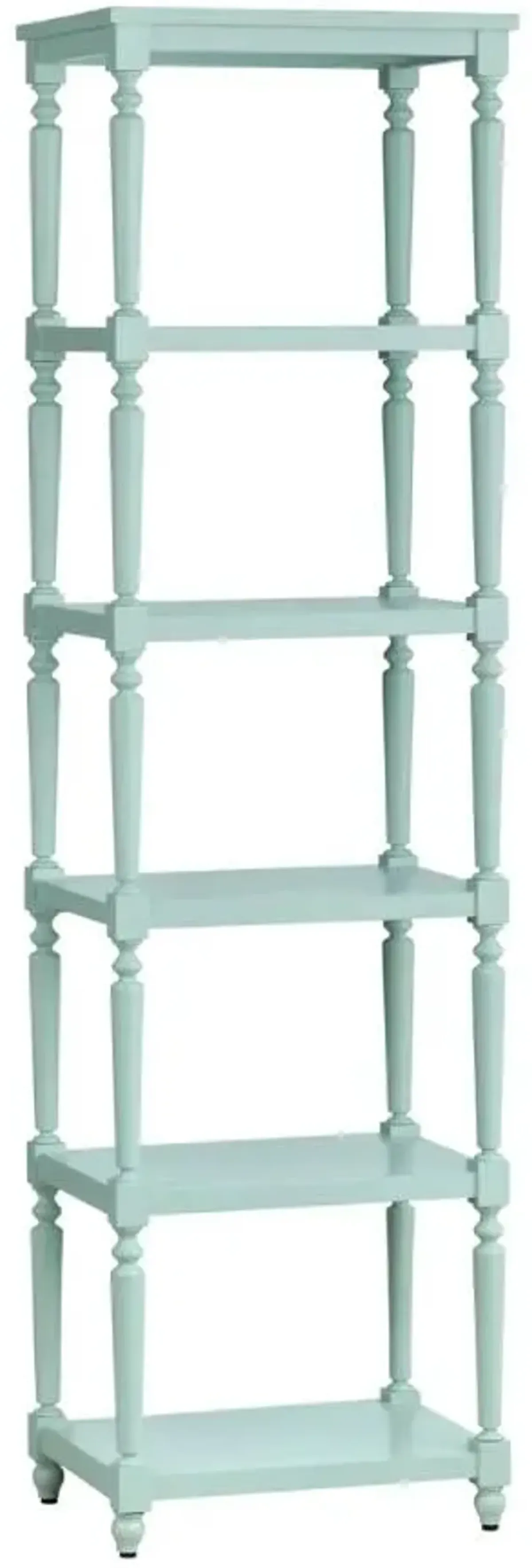 Crestview Collection Evermore Turquoise Etagere