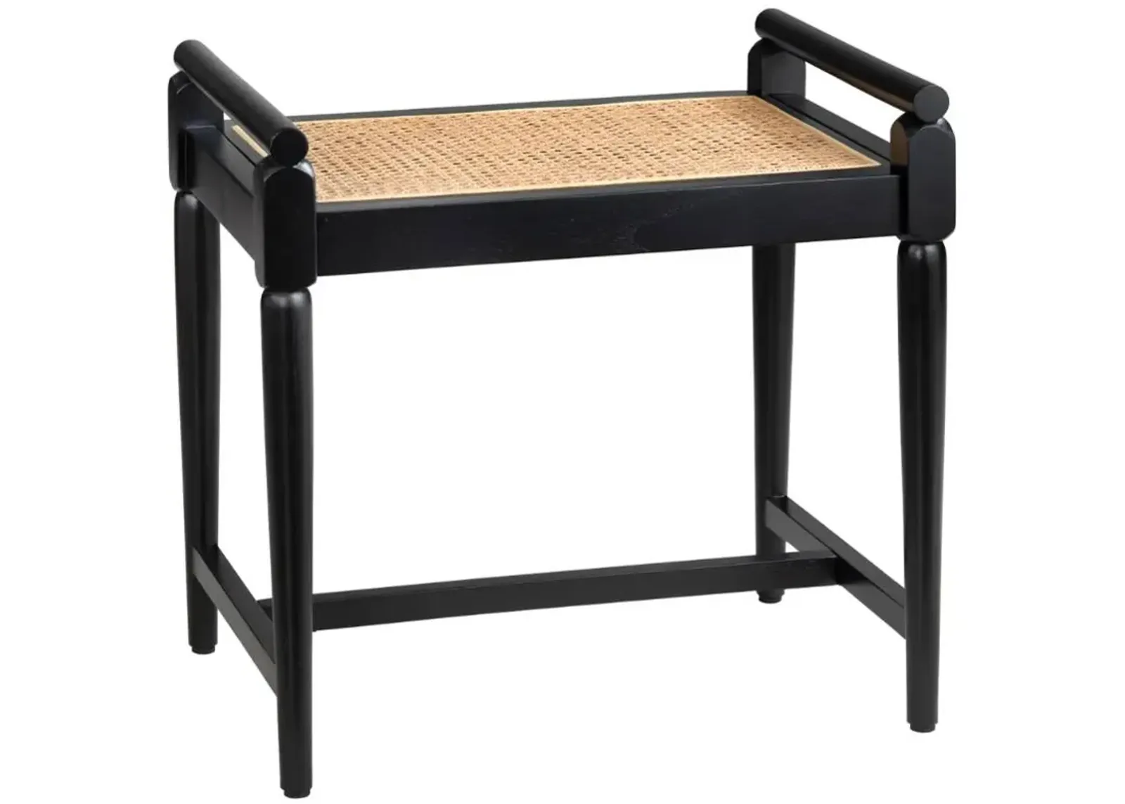 Crestview Collection Port Royal Black Accent Bench