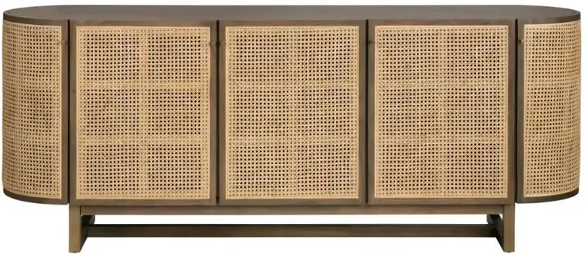 Crestview Collection Domingo Brown Sideboard