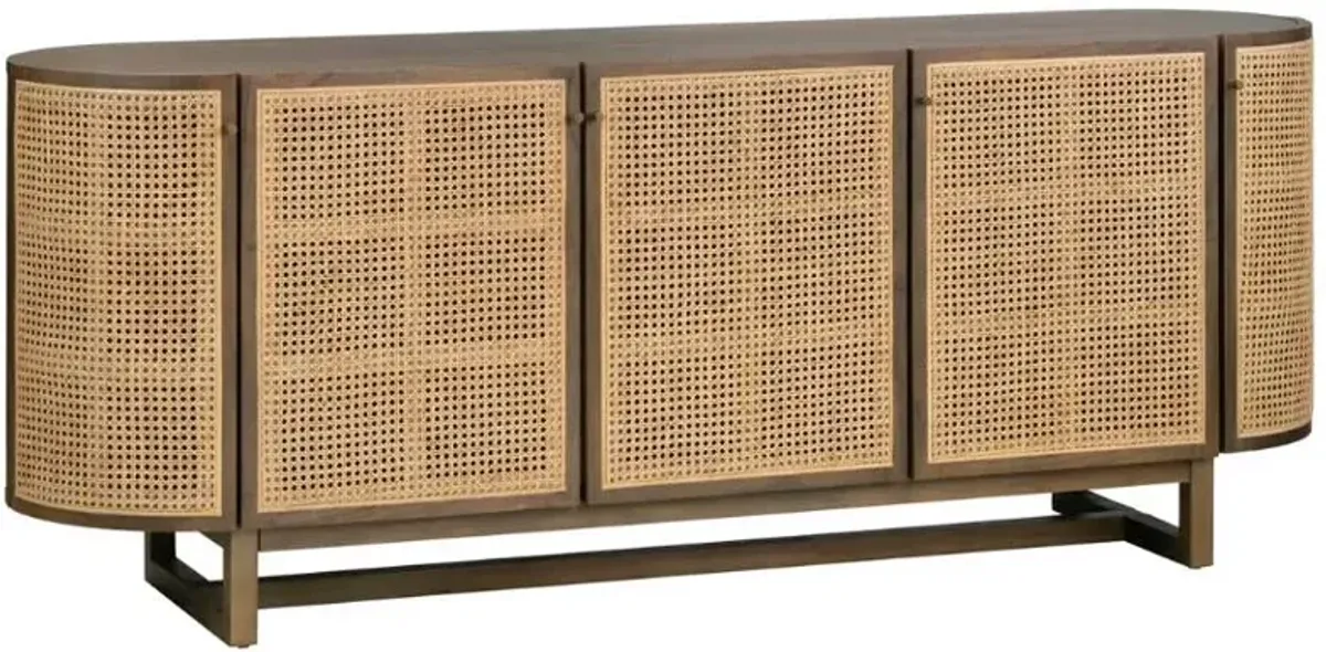 Crestview Collection Domingo Brown Sideboard