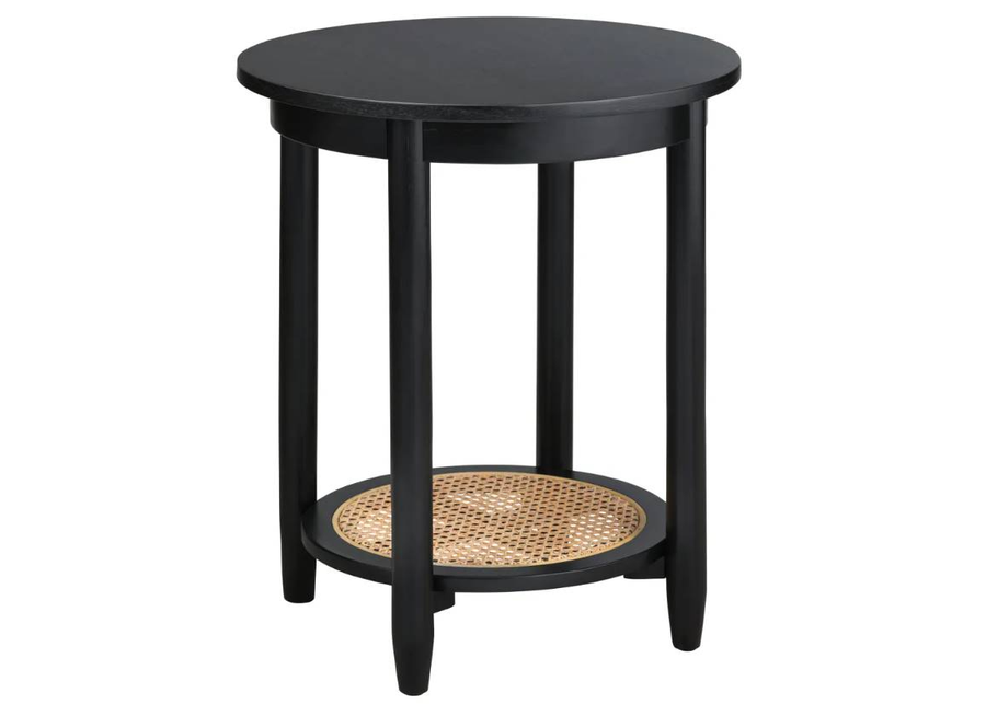 Crestview Collection Port Royal Black End Table