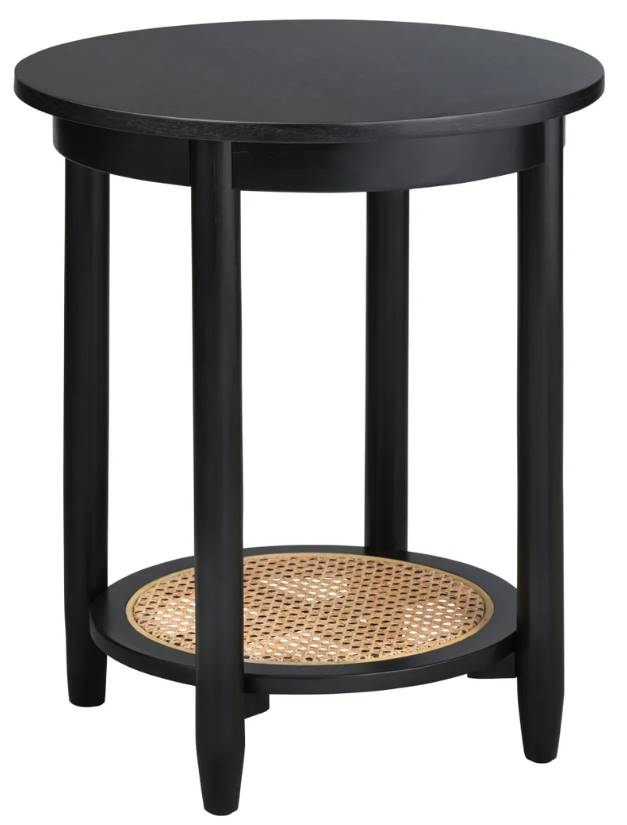 Crestview Collection Port Royal Black End Table