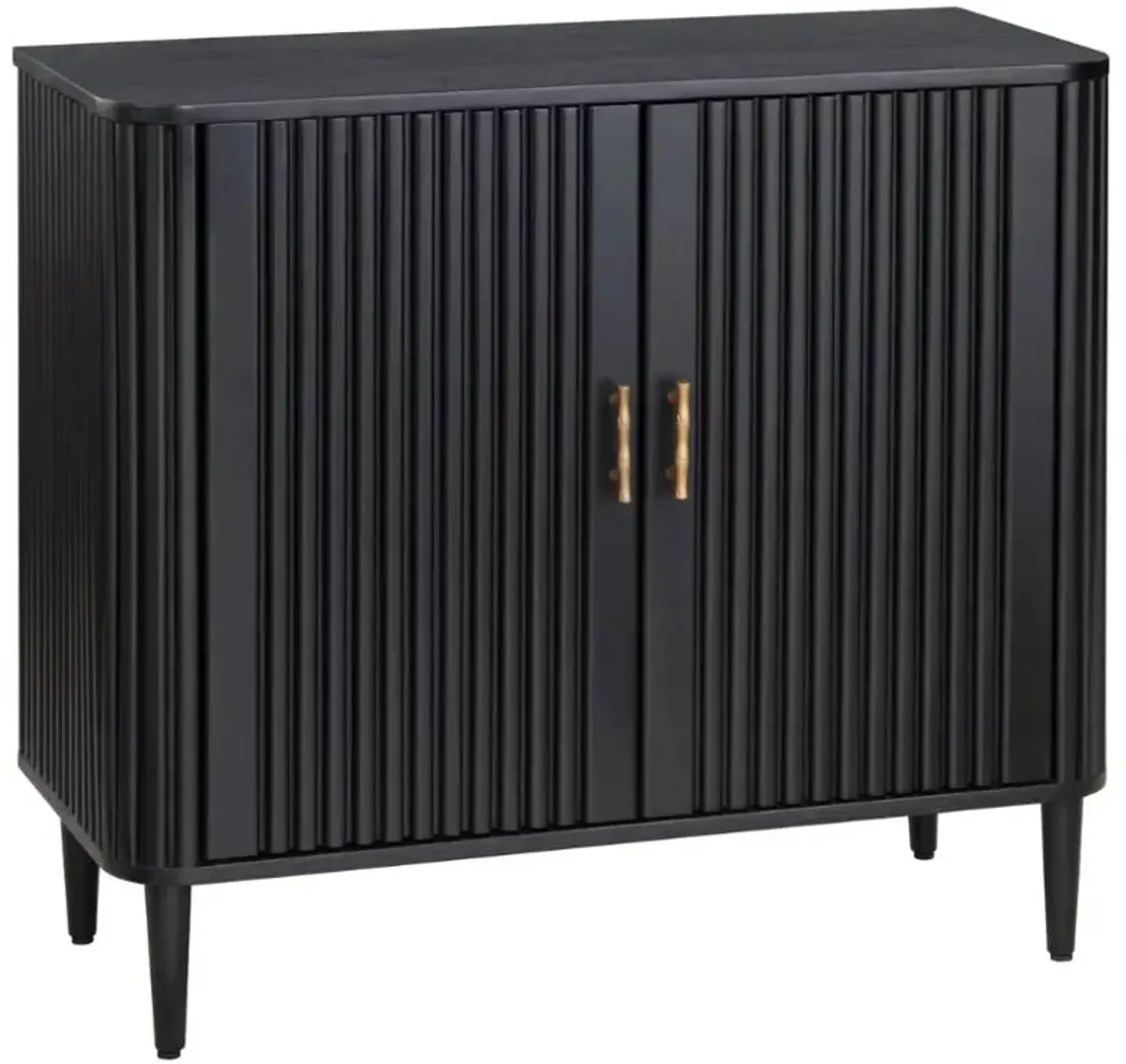 Crestview Collection Camden Black Cabinet