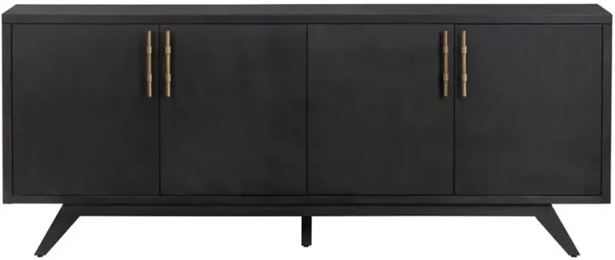 Crestview Collection Ashford Black Sideboard
