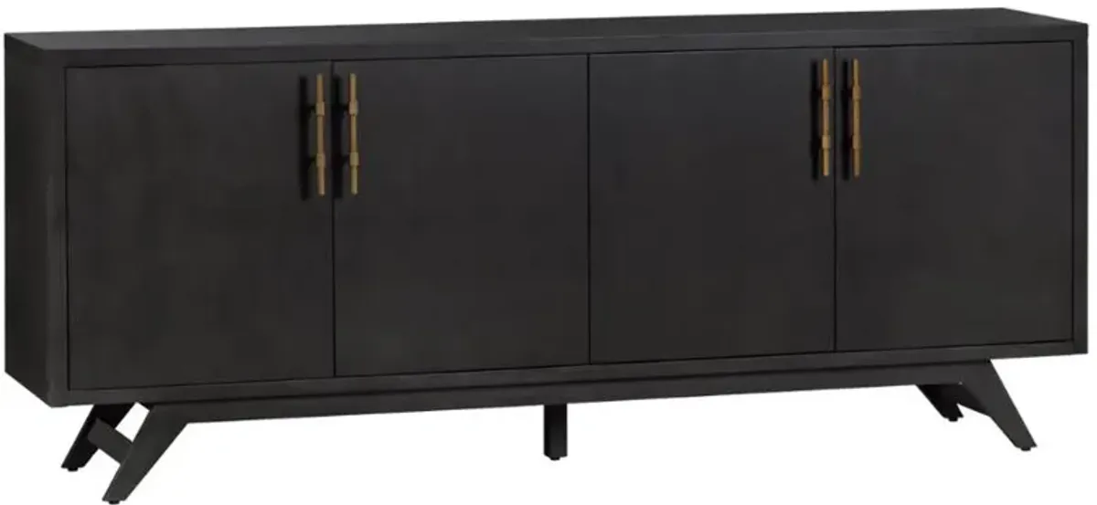 Crestview Collection Ashford Black Sideboard