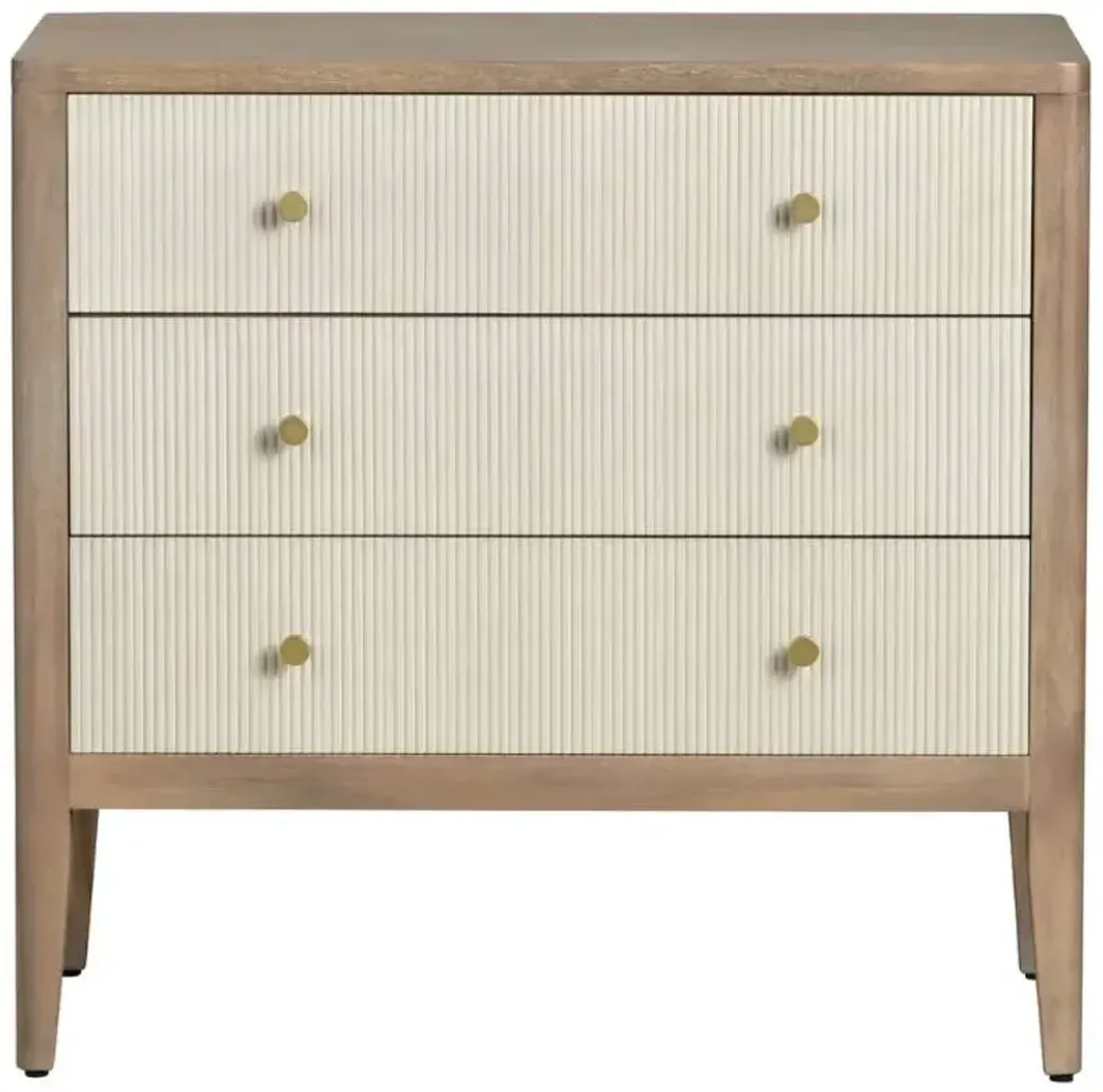 Crestview Collection Montclair Cream/Warm Brown Chest