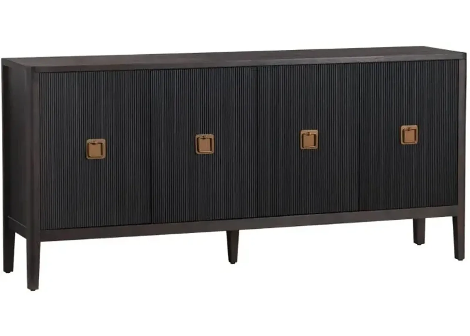 Crestview Collection Worthington Black/Dark Brown Sideboard