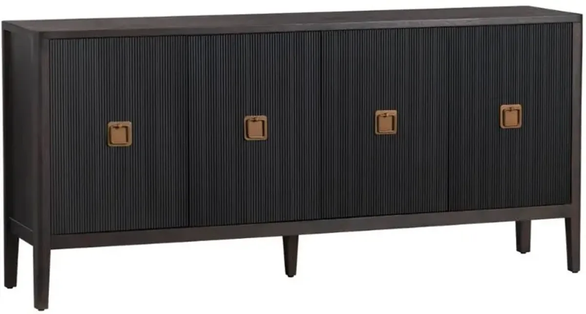 Crestview Collection Worthington Black/Dark Brown Sideboard