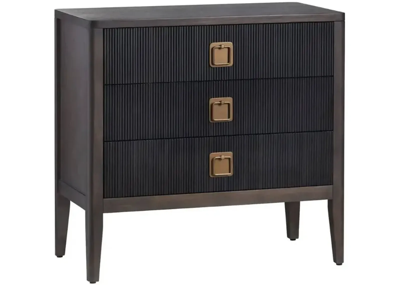 Crestview Collection Worthington Black/Dark Brown Chest