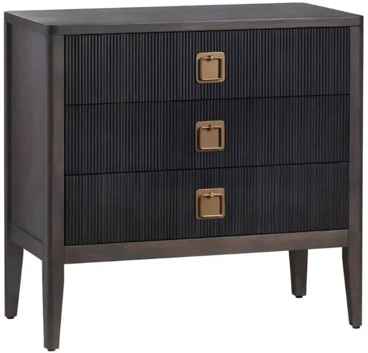 Crestview Collection Worthington Black/Dark Brown Chest