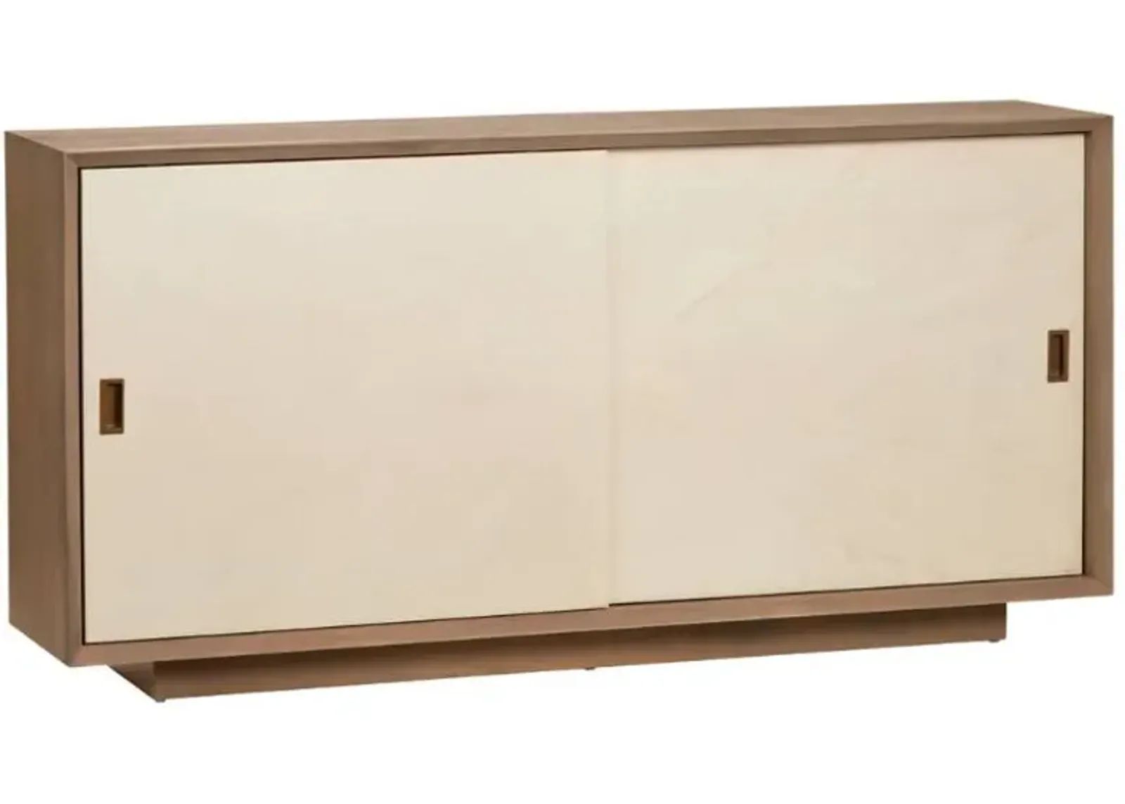 Crestview Collection Langley Cream/Natural Brown Sideboard