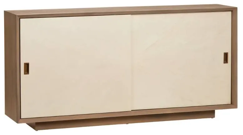 Crestview Collection Langley Cream/Natural Brown Sideboard