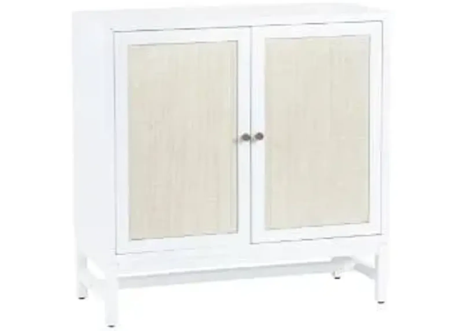 Crestview Collection Sandy Shores White Washed Cabinet