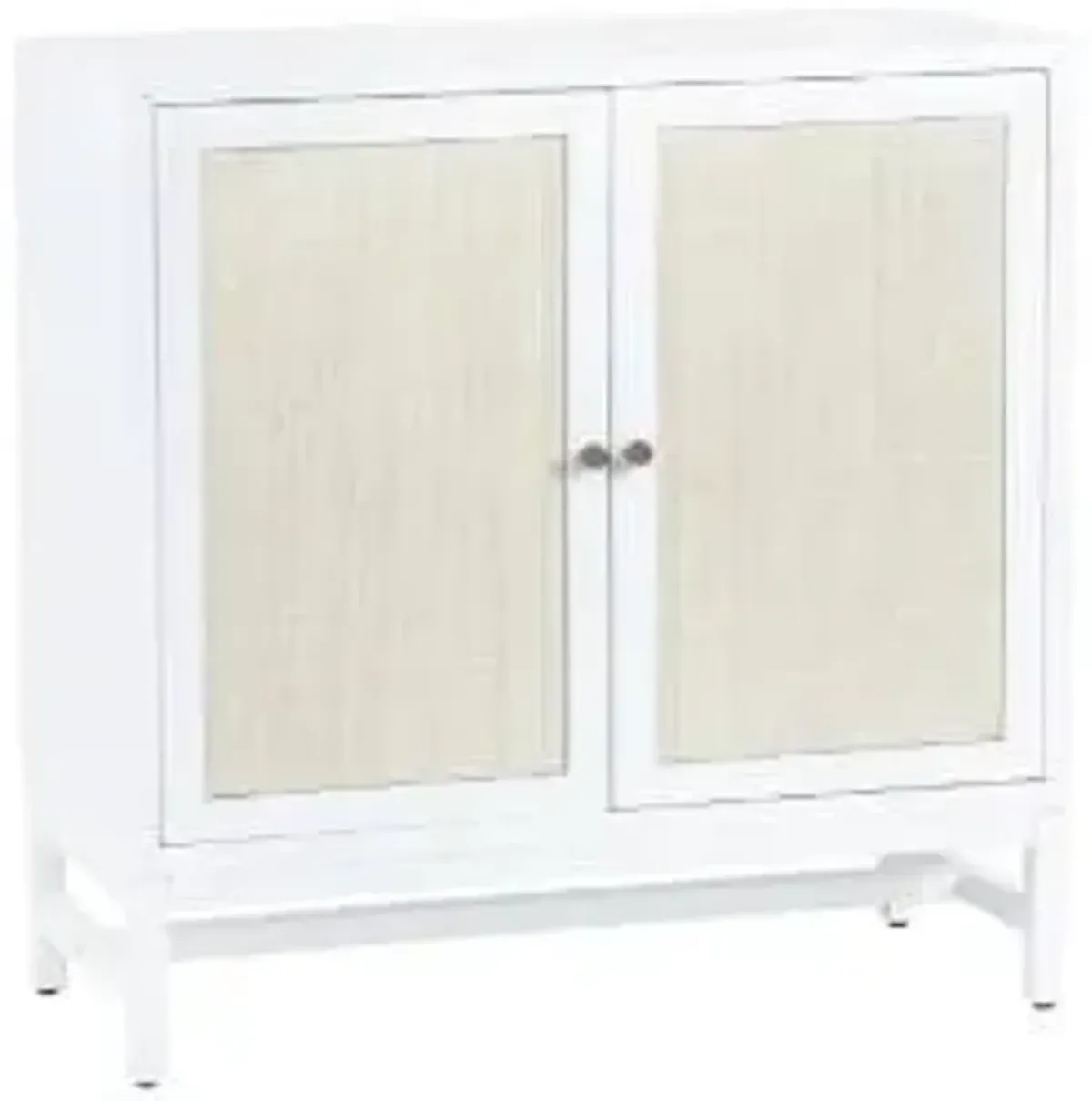 Crestview Collection Sandy Shores White Washed Cabinet