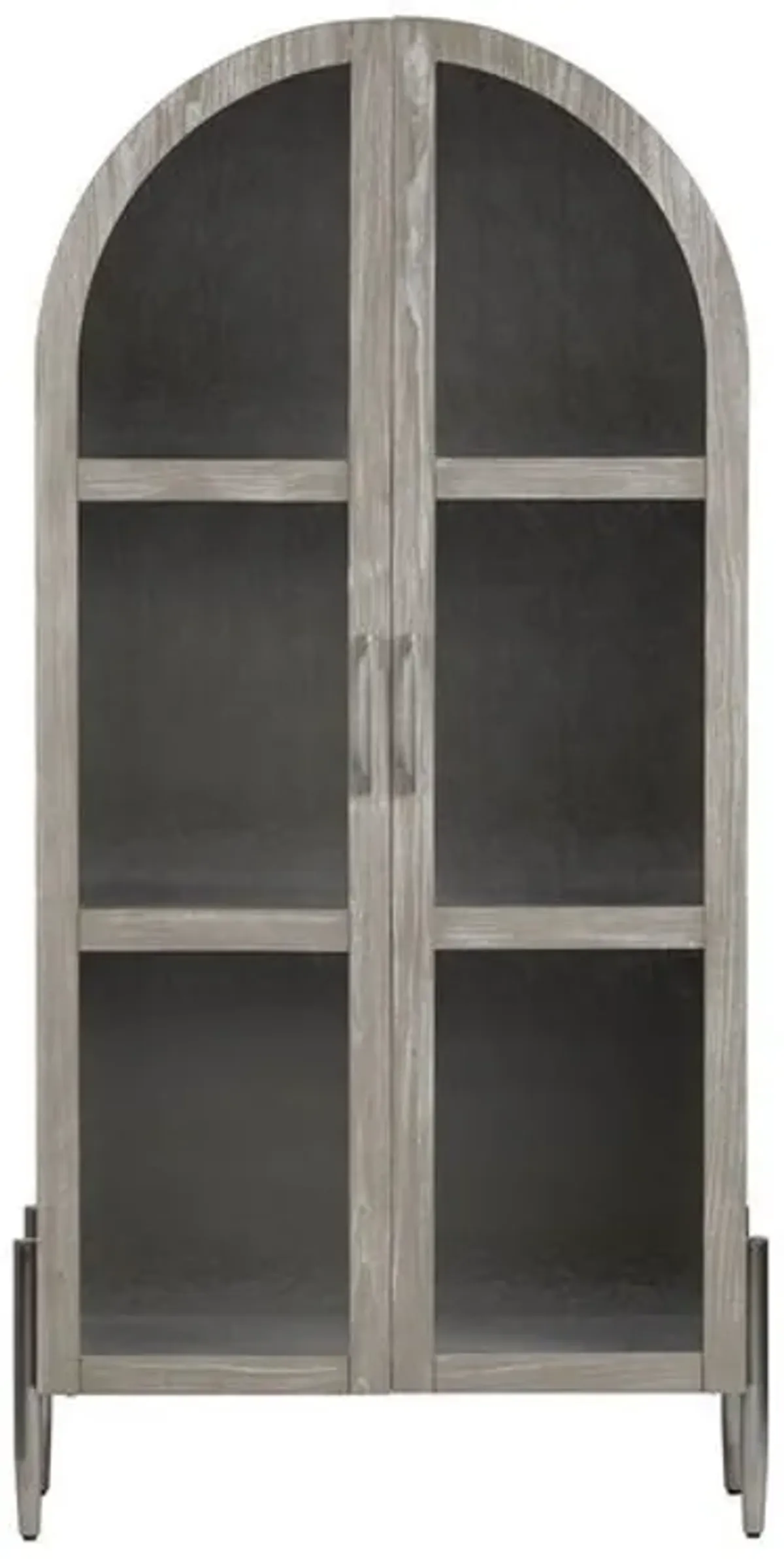 Crestview Collection Finnley Khaki Curio Cabinet