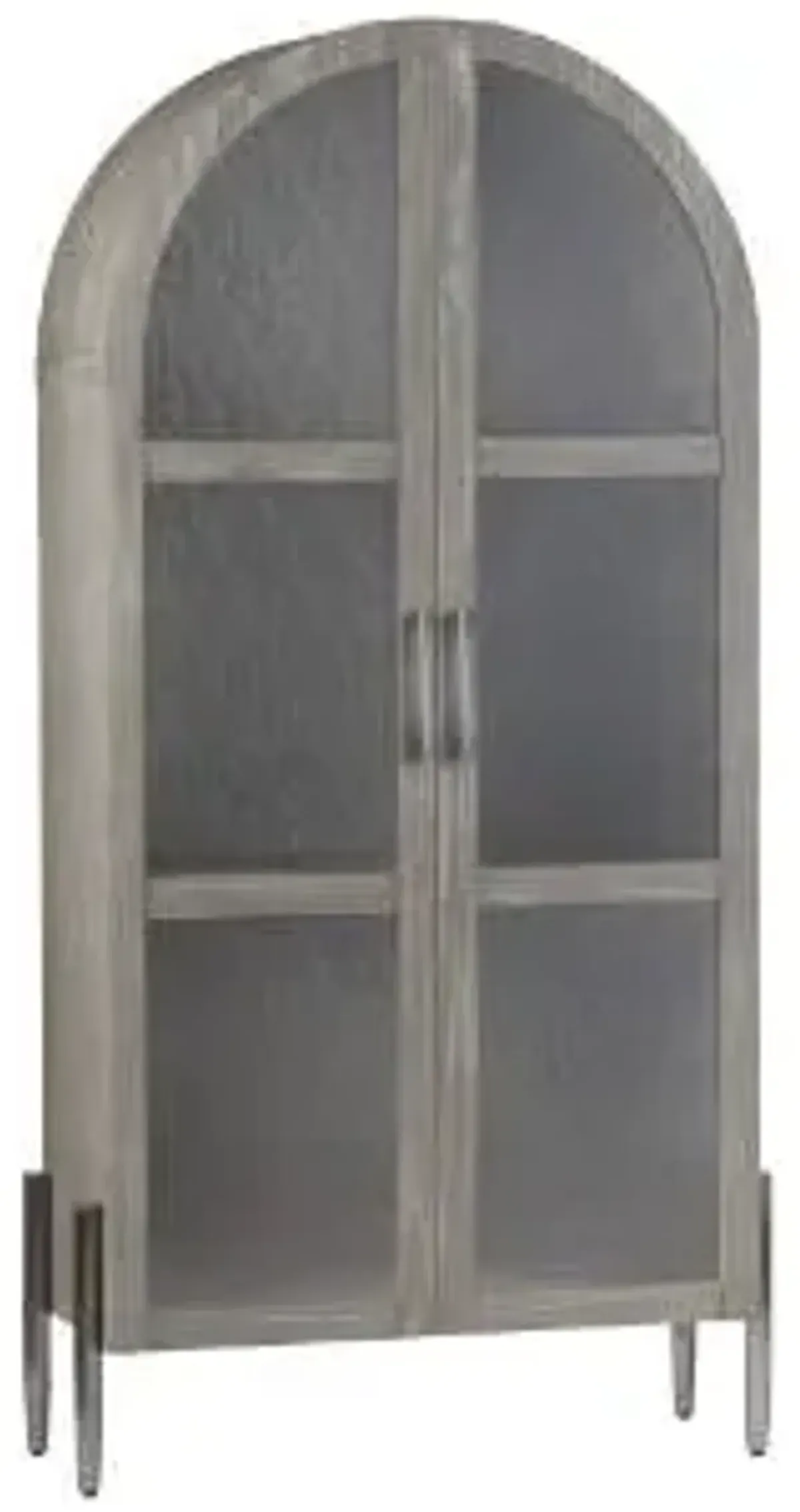 Crestview Collection Finnley Khaki Curio Cabinet