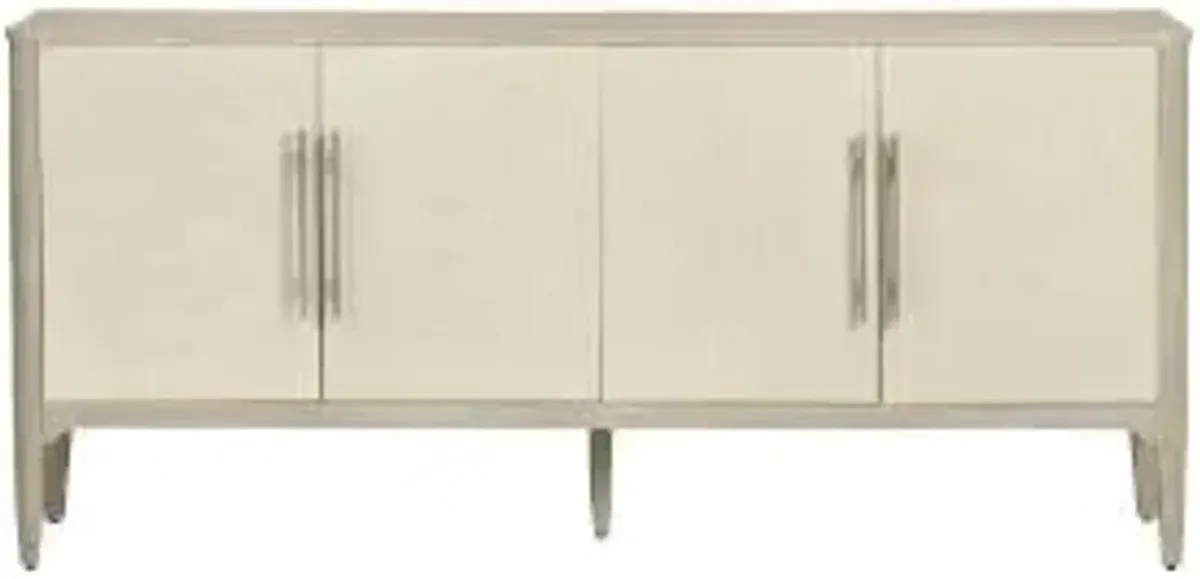 Crestview Collection Sterling Beige/White Sideboard