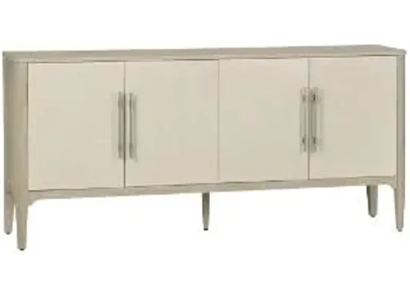 Crestview Collection Sterling Beige/White Sideboard