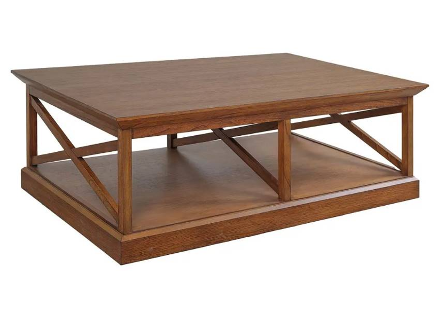 Crestview Collection Thomas Brown Cocktail Table