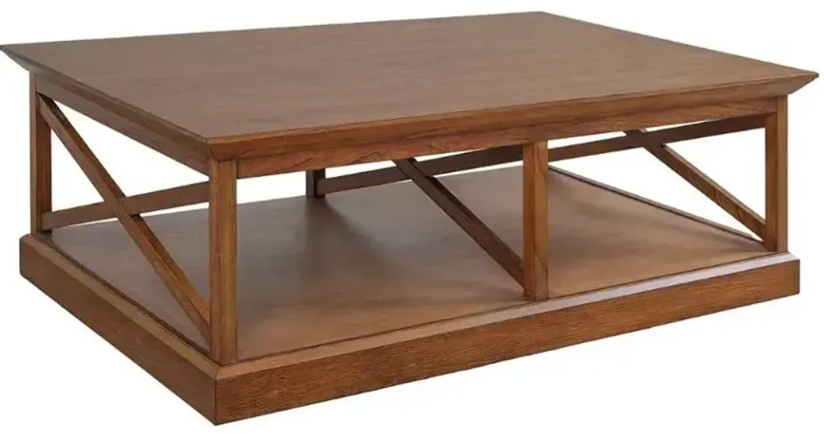 Crestview Collection Thomas Brown Cocktail Table