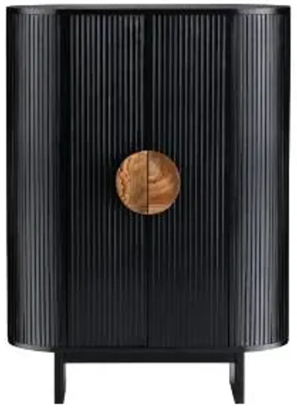 Crestview Collection Paloma Black Cabinet