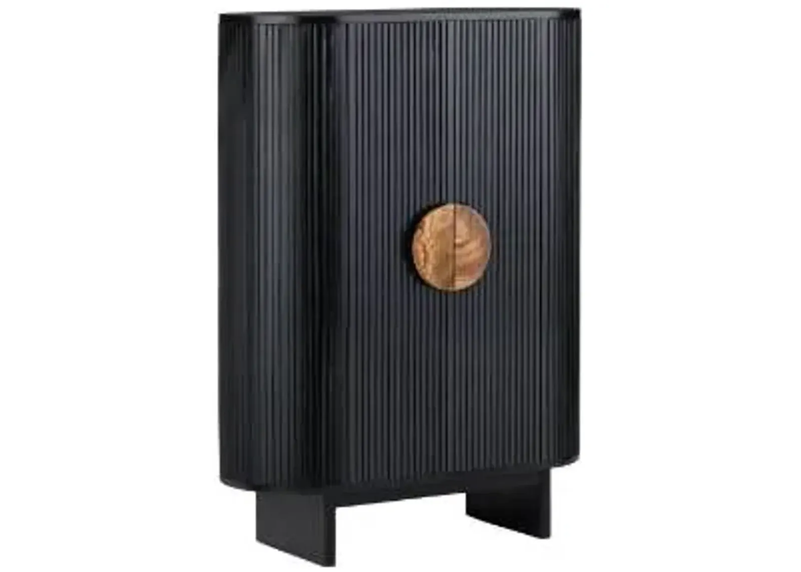 Crestview Collection Paloma Black Cabinet