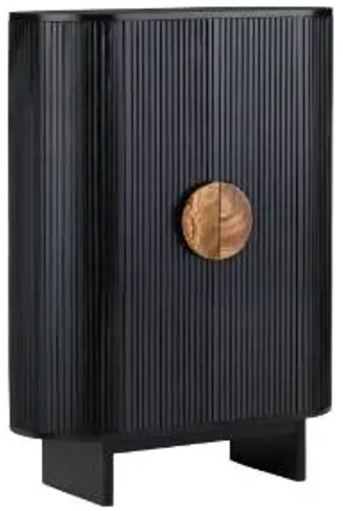 Crestview Collection Paloma Black Cabinet