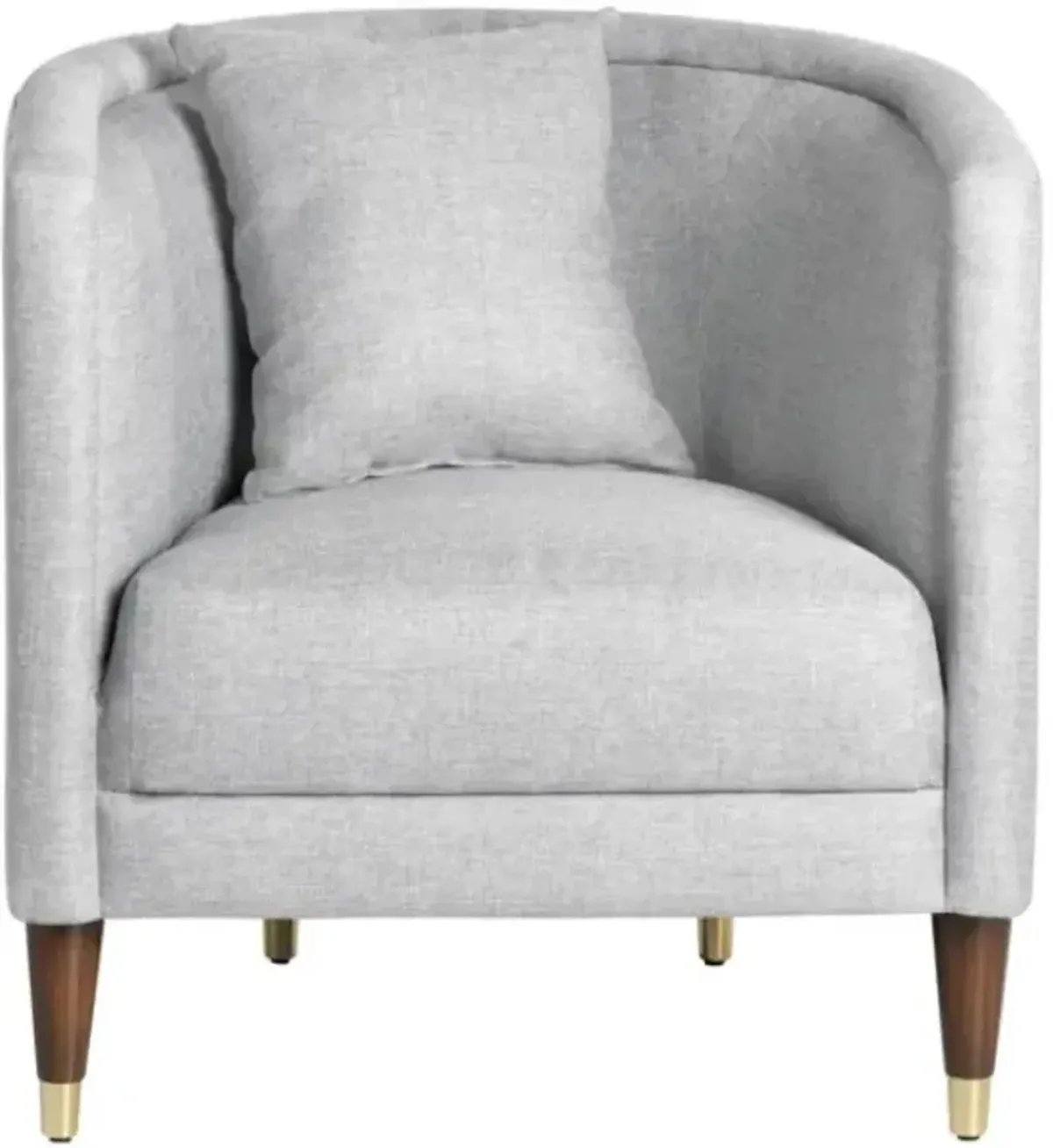 Crestview Collection Tarek Silver Basket Armchair