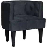 Crestview Collection Elin Segovia Charcoal Arm Chair