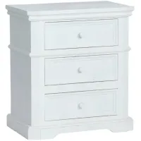 Crestview Collection White Nightstand