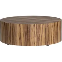 Crestview Collection Limba Brown Cocktail Table