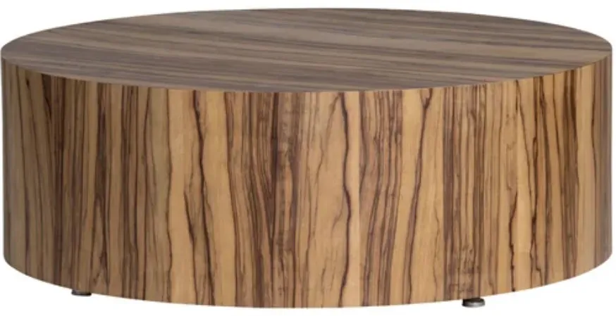 Crestview Collection Limba Brown Cocktail Table