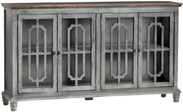Crestview Collection Bernwell Gray Sideboard