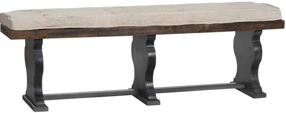 Crestview Collection Beaufort Stained Bench