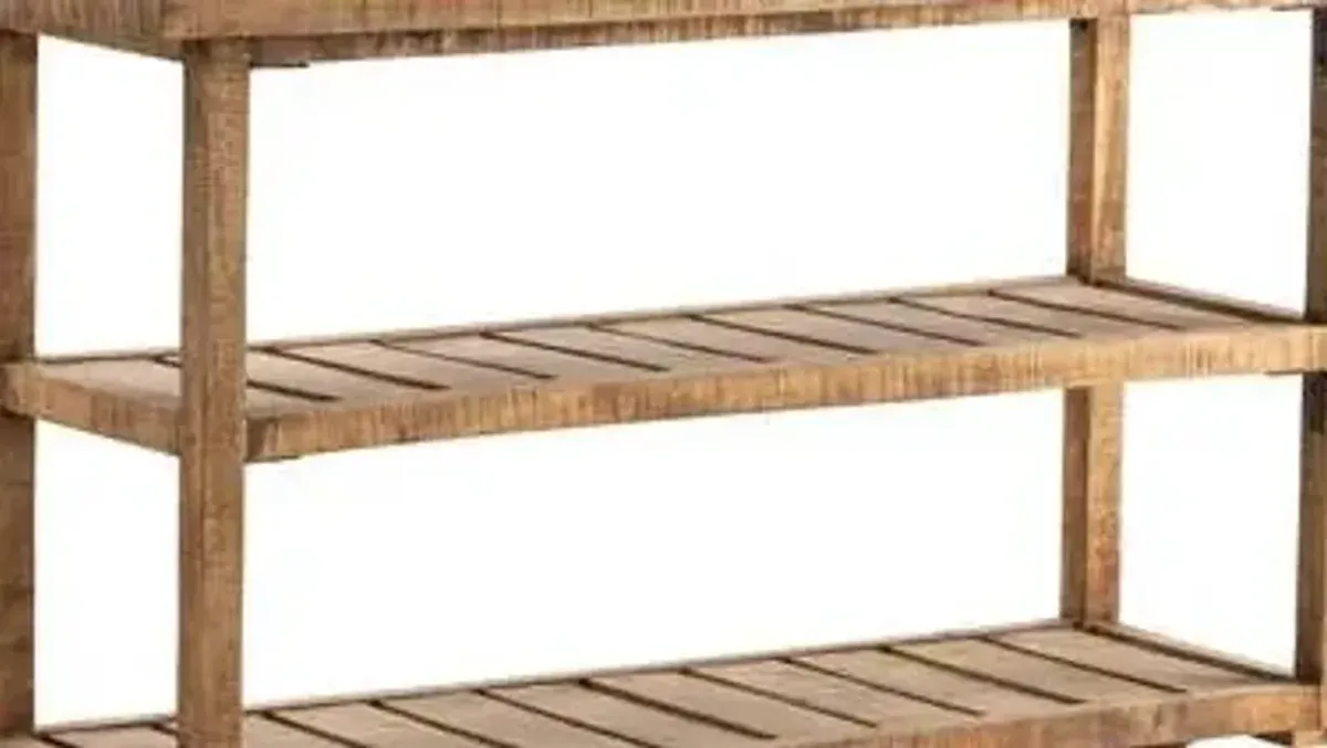 Crestview Collection Bengal Manor Mango Wood Insustrial Car